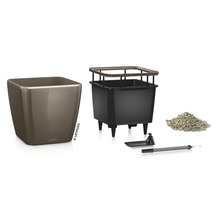 Sada květináčů s vložkou, indikátorem hladiny vody a rostlinným granulátem