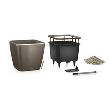 Lechuza Cube lesklý květináč s příslušenstvím