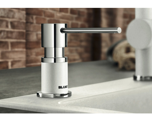 Dávkovač saponátu Blanco Logo z nerezové oceli a keramiky