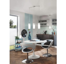 Lustr Eglo 85977 TROY3 E27 1x60 W matný nikl