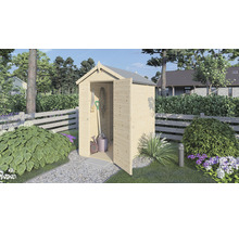Dřevěný zahradní domek Alopex Medium 120 x 180 cm přírodní-thumb-0