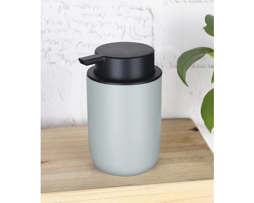 Keramický dávkovač mýdla s černou pumpičkou