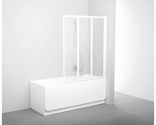 Vana s třídílnou vanovou zástěnou