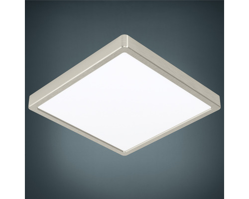 LED stropní svítidlo Eglo 78812 Fueva 20 W 2500 lm 4000 K 30x30 cm nikl matný Čtvercové stropní svítidlo