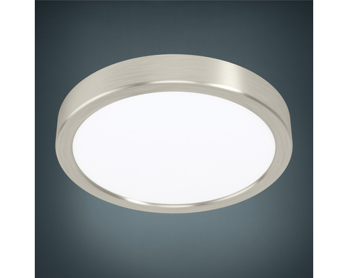 LED stropní svítidlo Eglo 78673 Fueva 16 W 1800 lm 4000 K ø 22,5 cm nikl matný Kulaté stropní svítidlo z kovu