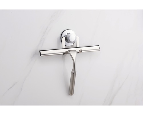 Stěrka na sprchy s držákem na přísavku pro čištění koupelny