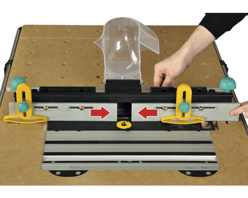 Frézovací stůl Wolfcraft se zarážkou obrobku