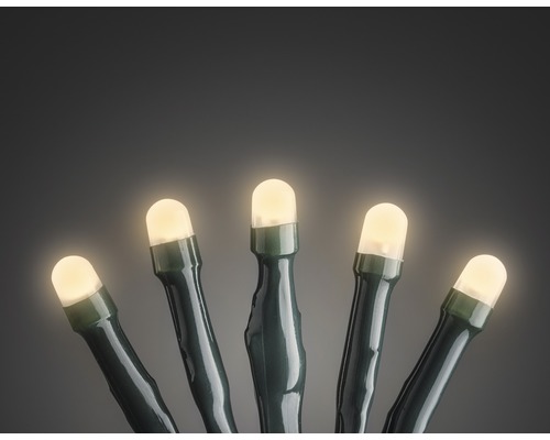 Detailní záběr svítících LED světel