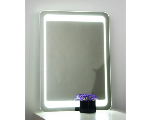 LED zrcadlo do koupelny s osvětlením Stella 70 x 50 cm