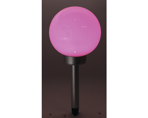 Zahradní svítidlo se zemním hrotem a kulovitým stínidlem