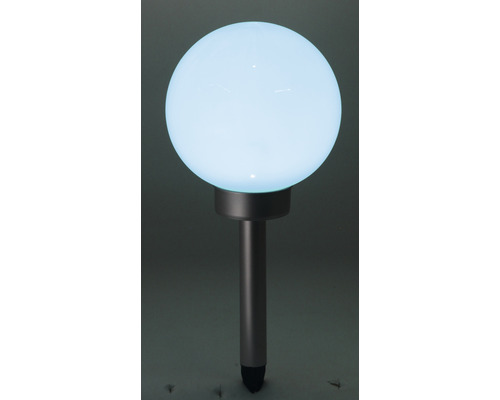 Zahradní světlo s kulovým tvarem a zemním hrotem