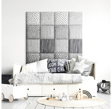 Dětský pokoj s denní postelí, textilním čelem a hračkami