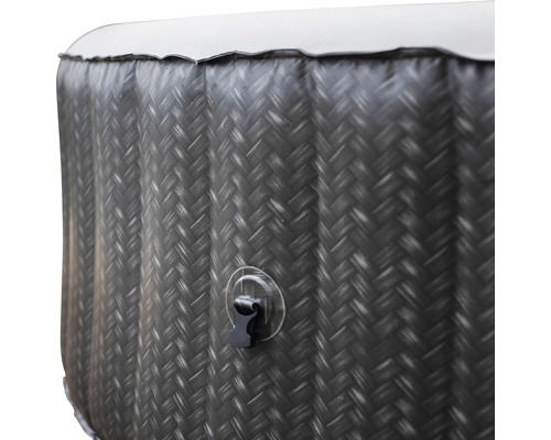 Detail nafukovací vířivky s vypouštěcím ventilem