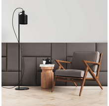 Čalouněný nástěnný panel Fancy 30x60 cm taupe