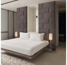 Čalouněný nástěnný panel Fancy 30x60 cm taupe