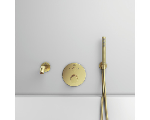 Nástěnná vanová baterie s ruční sprchou