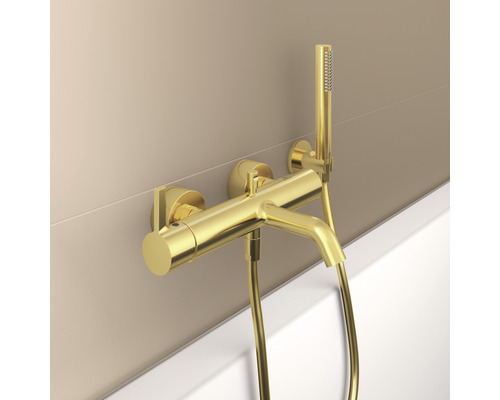 Nástěnná vanová baterie s ruční sprchou