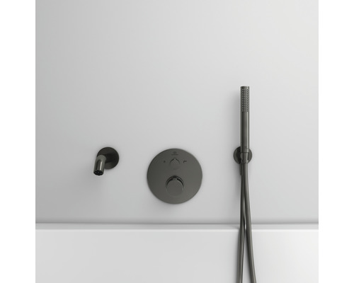 Nástěnná vanová baterie s ruční sprchou