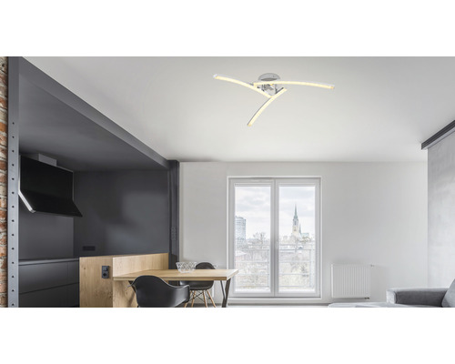 Moderní LED stropní svítidlo v obývacím pokoji