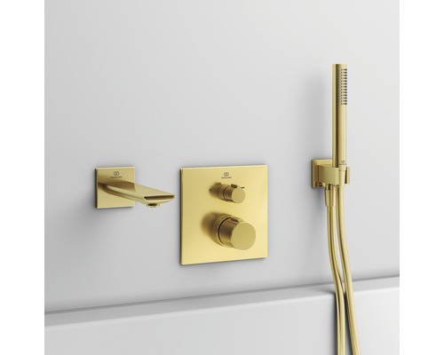 Nástěnná vanová baterie s ruční sprchou