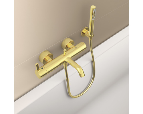 Nástěnná vanová baterie s ruční sprchou