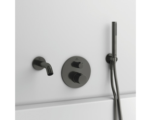 Podomítková vanová baterie s ruční sprchou