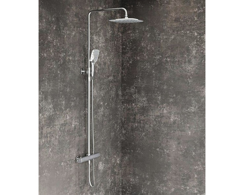 Sprchový panel s hlavovou a ruční sprchou