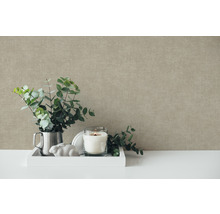 Dekorativní zátiší scéna s eukalyptovými větvemi, svíčkou a dekorativními prvky před strukturovanou stěnou