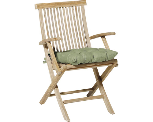 Dřevěné zahradní křeslo se sedákem