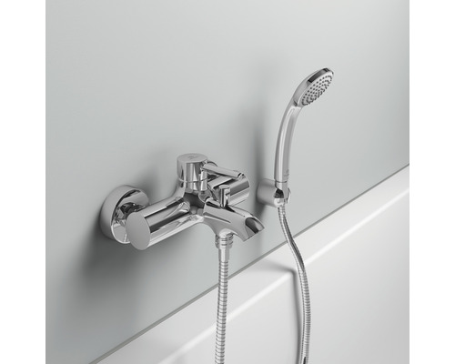 Vanová baterie s ruční sprchou pro nástěnnou montáž