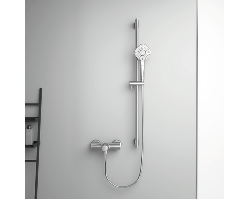Sprchová baterie s ruční sprchou a sprchovou tyčí