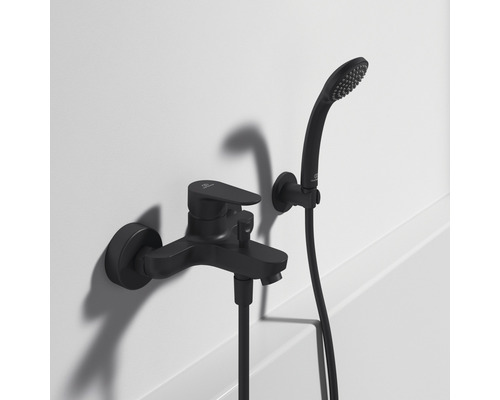 Sprchová souprava s pákovou baterií pro montáž na stěnu