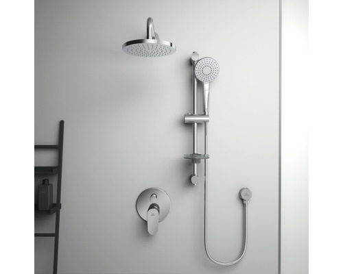 Sprchový systém s hlavovou sprchou, ruční sprchou a termostatickou baterií do koupelny