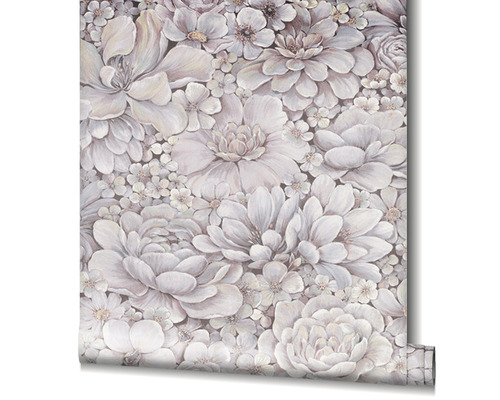 Role tapety s květinovým vzorem