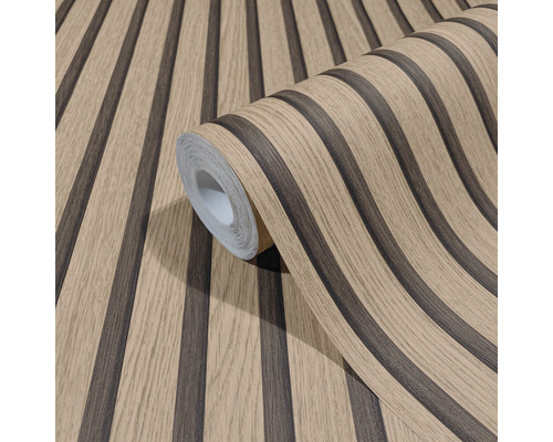 Role tapety s vzhledem dřevěného obložení