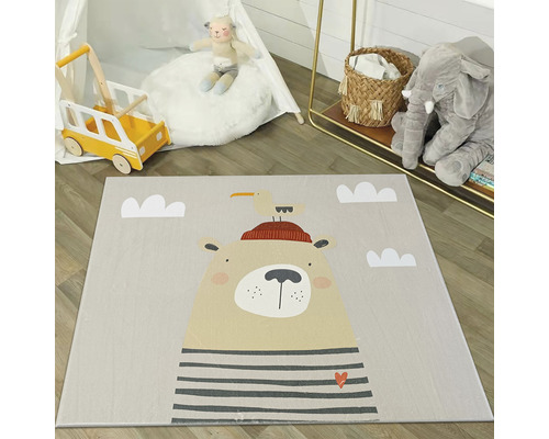 Koberec se vzorem medvěda do dětského pokoje