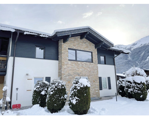 Dům se sněhem v zimě