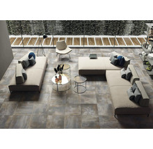 Dlažba imitace kovu Metal Silver 60 X 120 cm