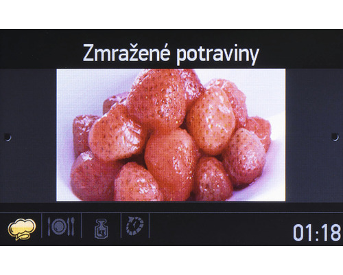 Displej pro mražené jahody