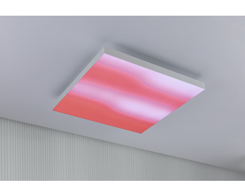 Čtvercové stropní svítidlo s abstraktním vzorem