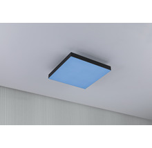 Čtvercové stropní svítidlo s modrou světelnou plochou