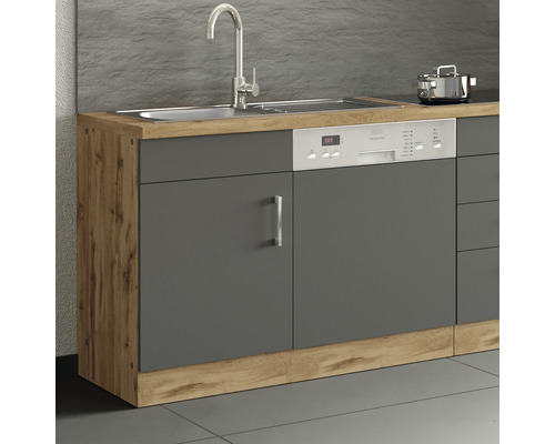 Kuchyňská linka s dřezem, baterií a myčkou nádobí