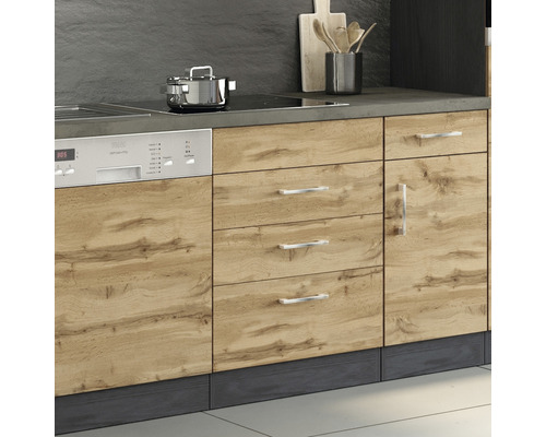 Kuchyňská linka s myčkou, zásuvkami a skříňkou