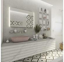 LED zrcadlo do koupelny s osvětlením Nimco 90 x 70 cm s dotykovým senzorem ZP 17019V