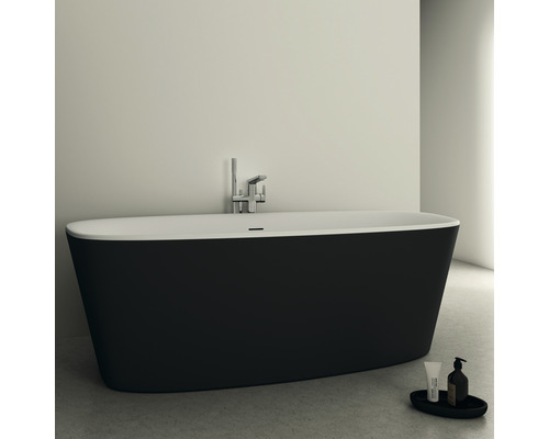 Ergonomická koupelnová vana Ideal STANDARD Dea 180 x 80 cm černá bílá lesklá matná K8721V3