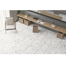 Dlažba teraco Terazzo Silver mat 60 x 60 cm