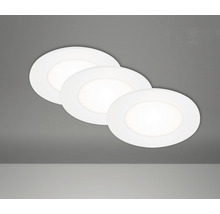 LED zápustné osvětlení Briloner IP23 3x3W 350lm 4000K bílé set-thumb-0