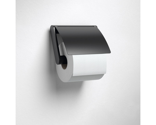 Nástěnný držák toaletního papíru s rolí papíru