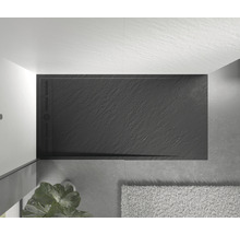 Sprchová vanička jungborn Venti 120 x 90 x 3 cm černá matná
