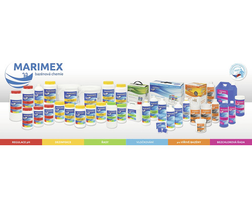 Produktová řada bazénové chemie Marimex
